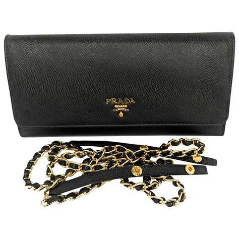 wallet on chain prada|Prada wallet black woman.